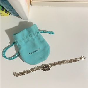 Please Return To Tiffany & Co. Oval Tag Bracelet